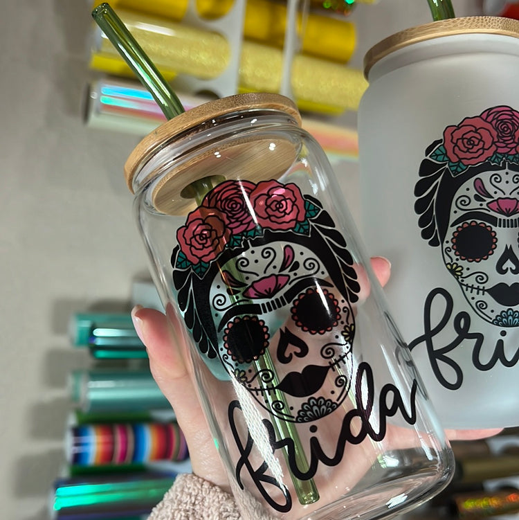 Frida calavera 16 oz cup