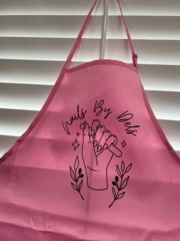 Custom Pink Apron