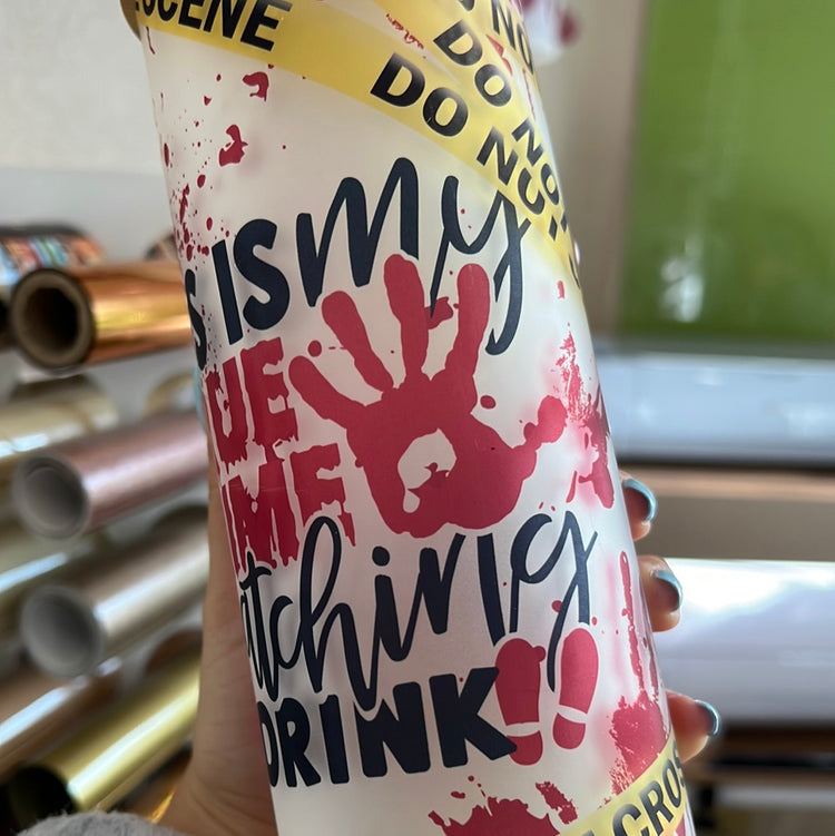 True crime 25 oz frosted Cup