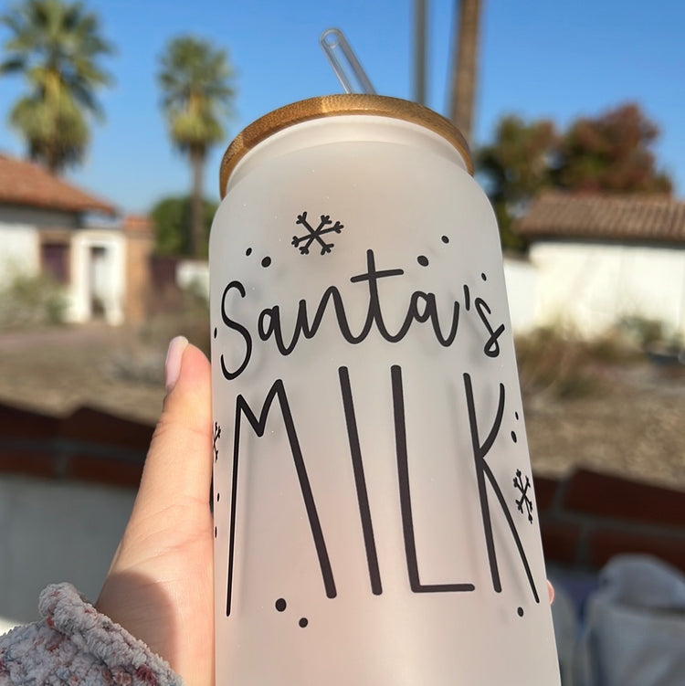 Santas Milk 16 oz cup