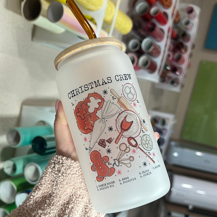 Christmas crew 16 oz cup