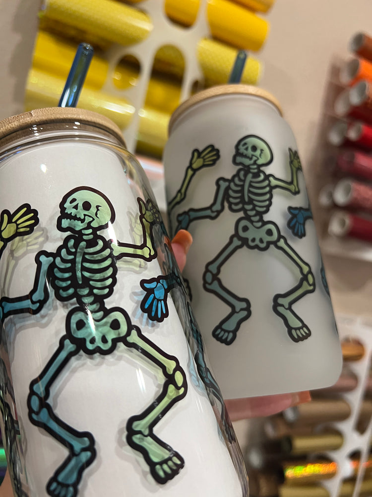 Blue skeletons cup