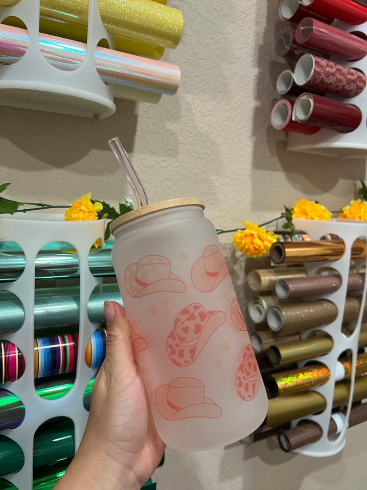 Pink hats 16 oz F cup