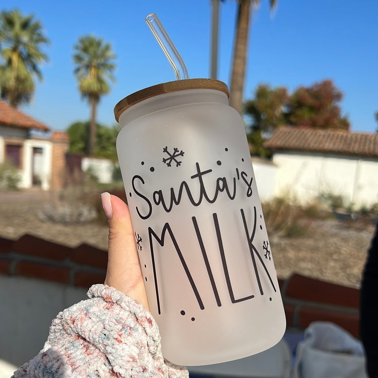 Santas Milk 16 oz cup