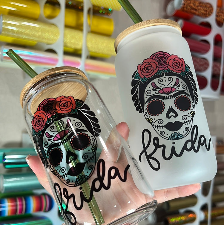 Frida calavera 16 oz cup