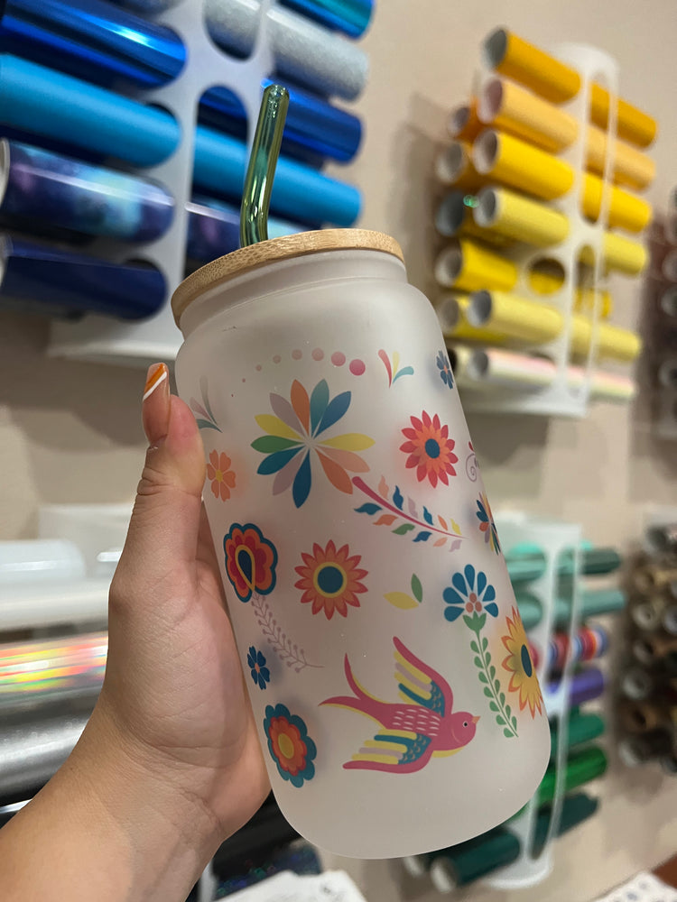 Flowers and birds