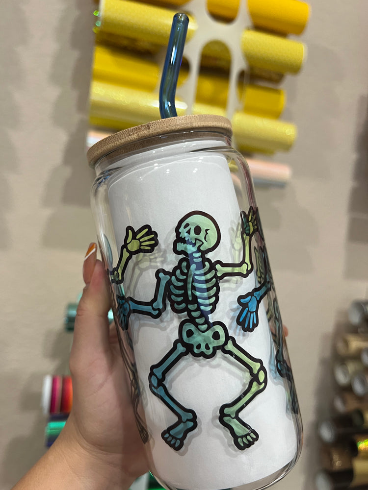 Blue skeletons cup