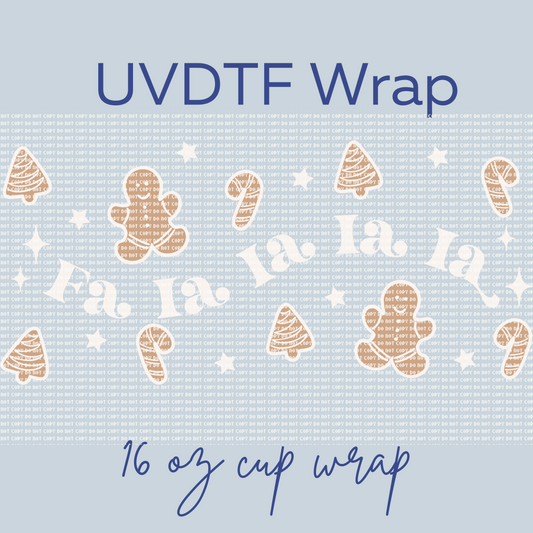 Ginger bread Fala - Cup Wrap Transfer