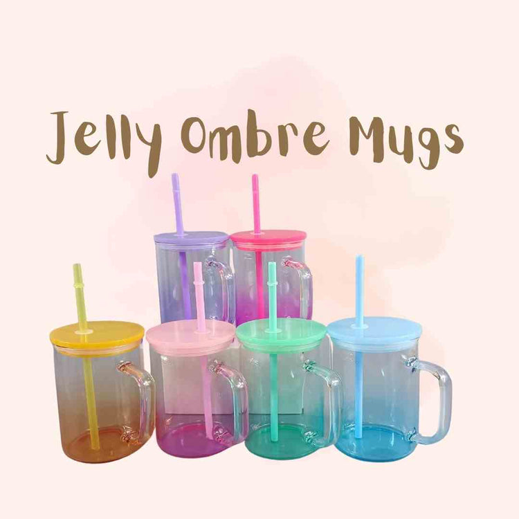 Jelly Ombre mugs blanks