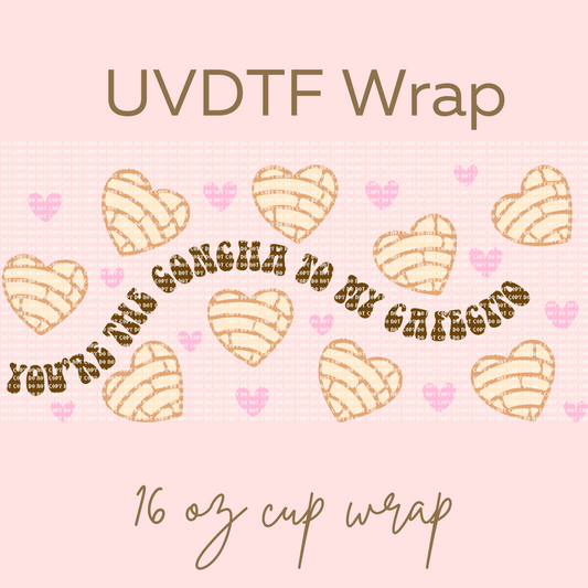 Concha hearts UVDTF Wrap - RTS