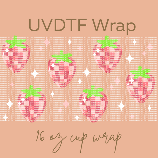 Disco Strawberries UVDTF - RTS