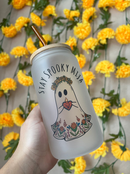 Stay spooky mija 16 oz cup