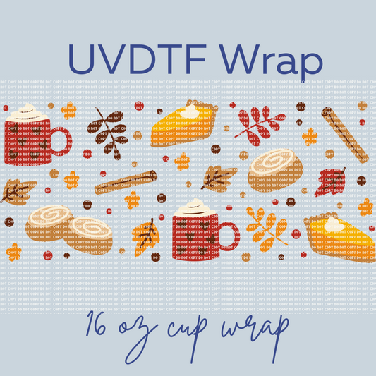 Fall snacks - Cup Wrap Transfer