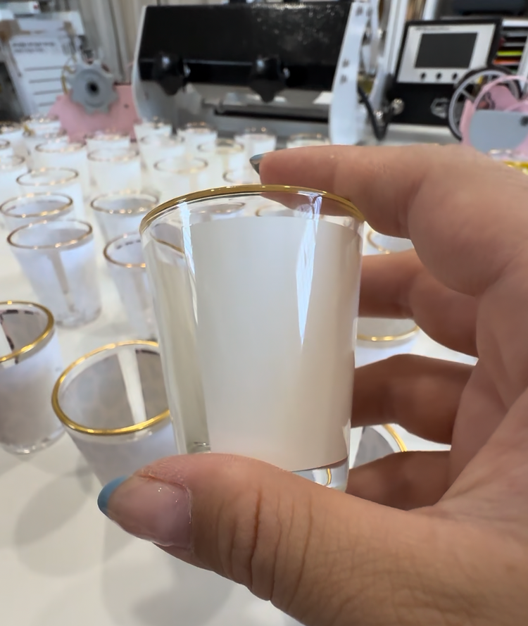 Custom Shot Glass Party Favors | Sublimation Recuerdos for Weddings, Quinceañera, Bautizo & Birthday Fiestas