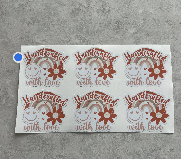 Custom Logo Stickers Sheets