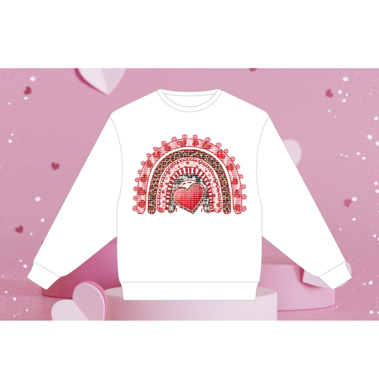 Heart Rainbow HTV Transfer