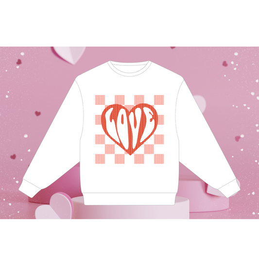 Love Heart HTV Transfer