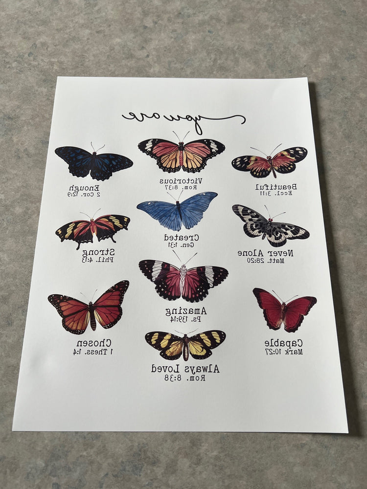 Butterfly - Sublimation Transfer