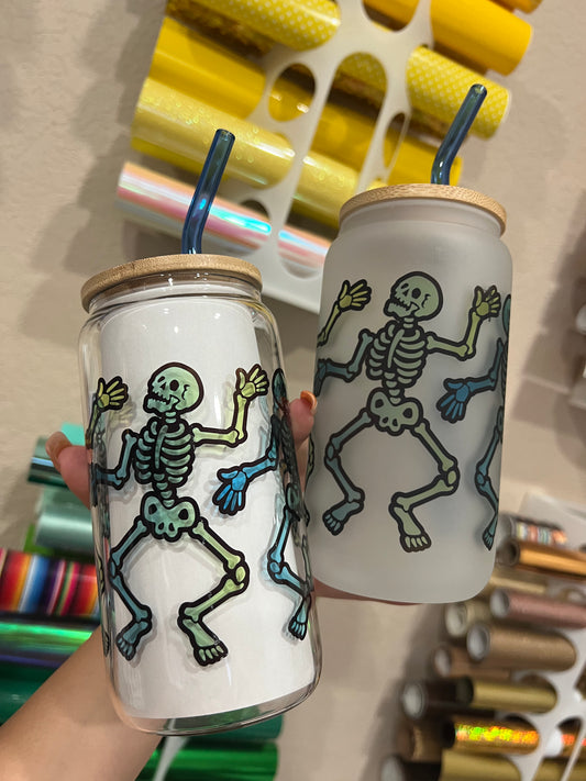 Blue skeletons cup