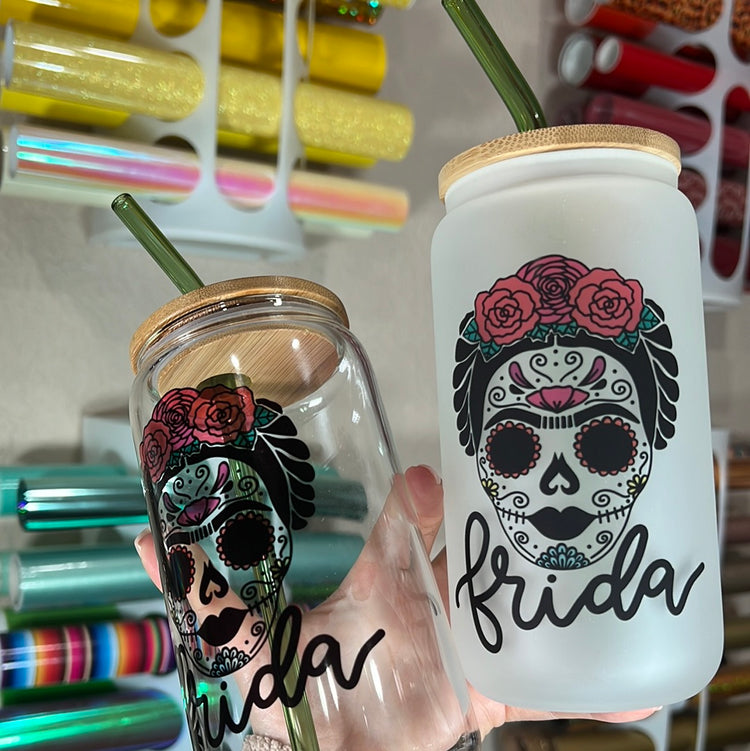 Frida calavera 16 oz cup