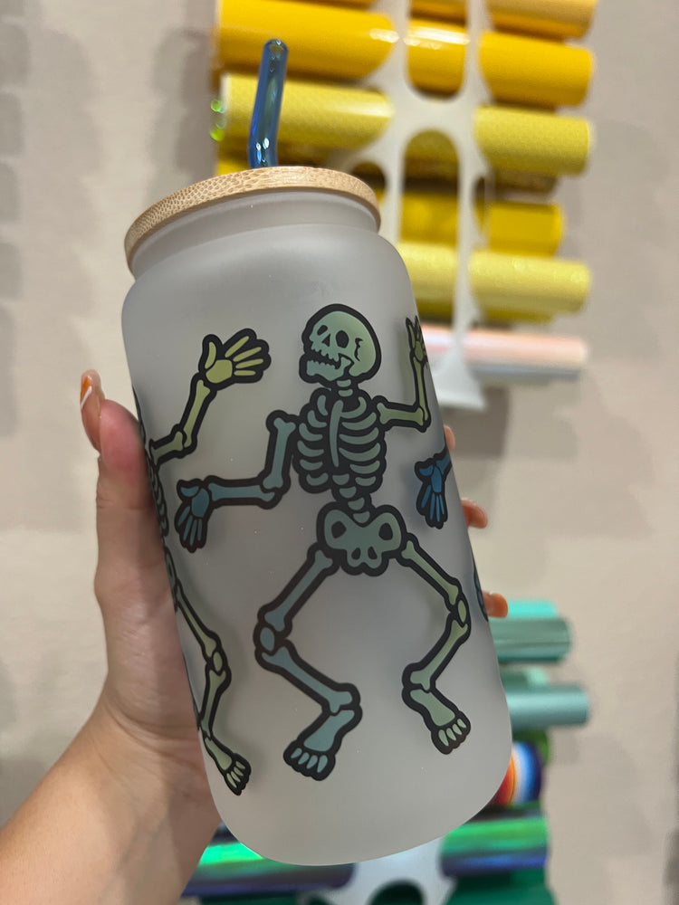 Blue skeletons cup